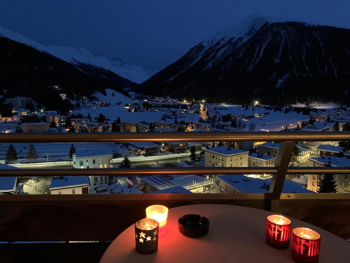 Spectacular View & Central Location In Davos Esterno foto