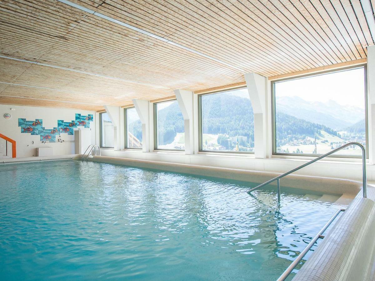 Spectacular View & Central Location In Davos Esterno foto