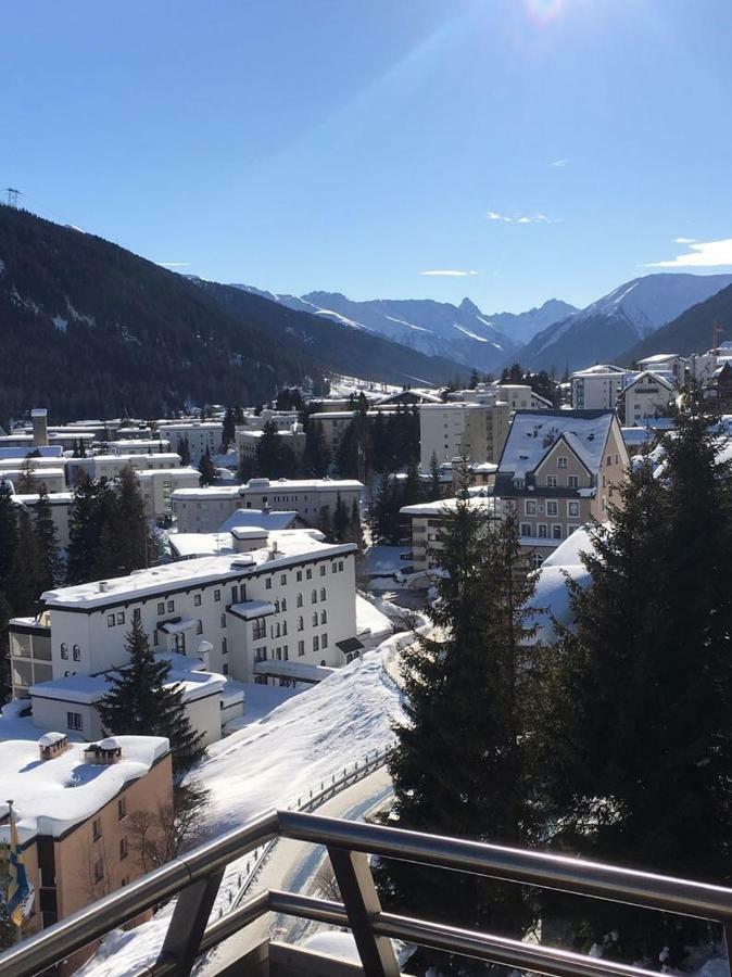 Spectacular View & Central Location In Davos Esterno foto