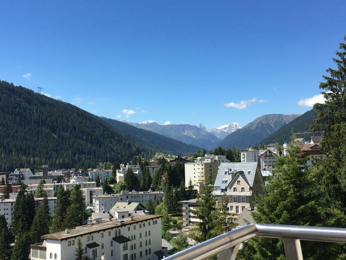 Spectacular View & Central Location In Davos Esterno foto